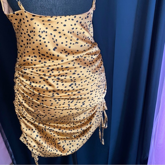 Nyla Cheetah Inspired adjustable Dress - Picture 10 of 13